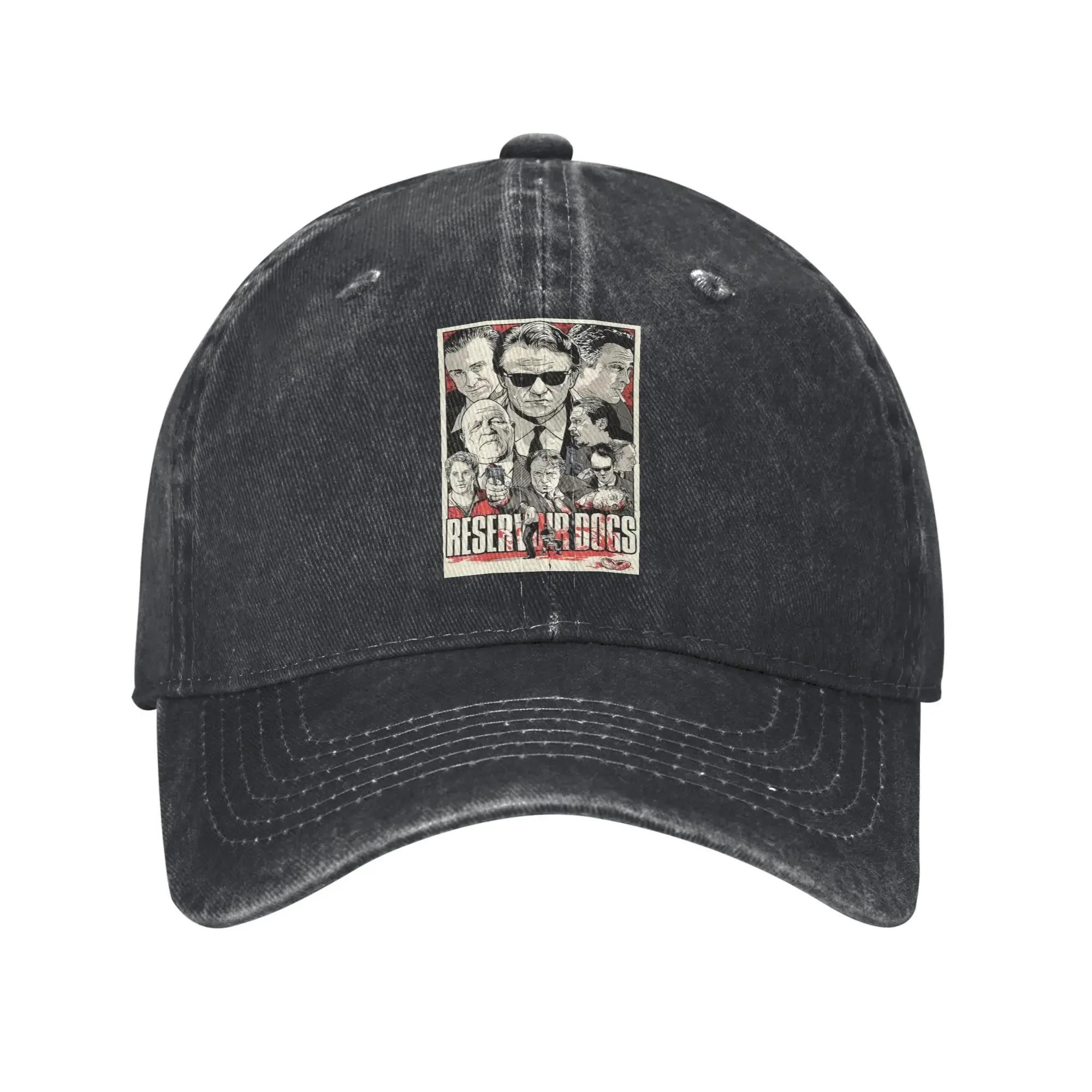 

Reservoir Dogs Washed Baseball Cap Streetwear Sun Hip Hop Hats Summer Men Adult Hiking Fishing Snapback Cap One Size