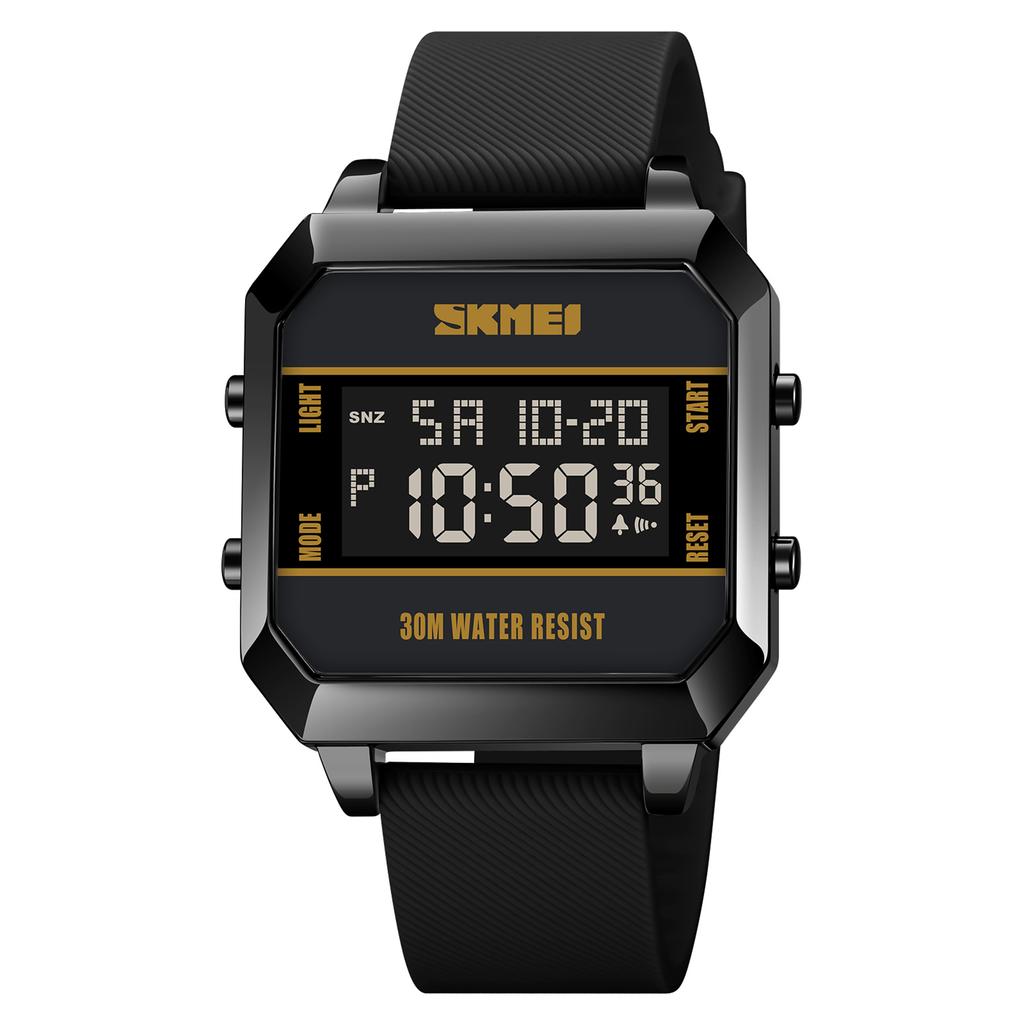 Skmei Digital Watch for Men Women 30M WR Backlight Wrist Watches 1/100 Second Stopwatch Daily