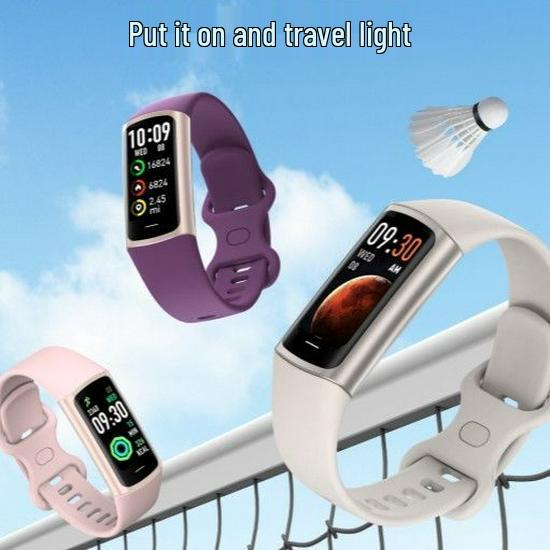 Multifunctional Waterproof Smart Bracelet: Bluetooth Heart Rate Monitor, Sleep Tracker, Sports Mode