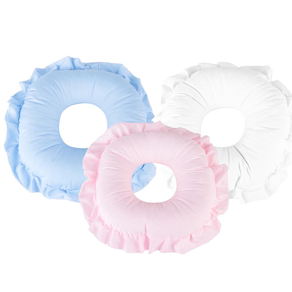 Polyester Gesichtsentspannungskissen SPA Salon Massage Ausgehöhltes Kissen Nickerchenruhekissen