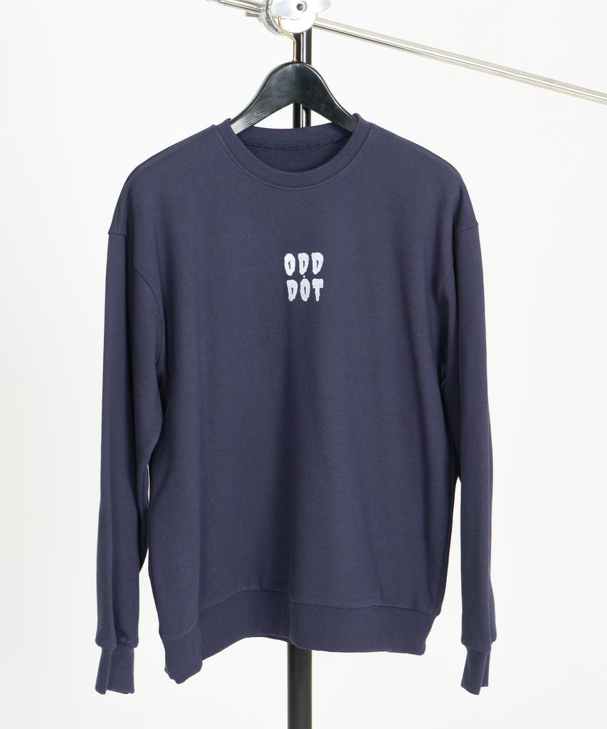 ODD DOT Big Logo Sweatshirt_Navy