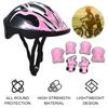 7Pcs/Set Helmet with Knee Pad Elbow Pads Wrist Guards Kids Protective Gear Set for Bicycle Cycling Skateboard Scooter Skating