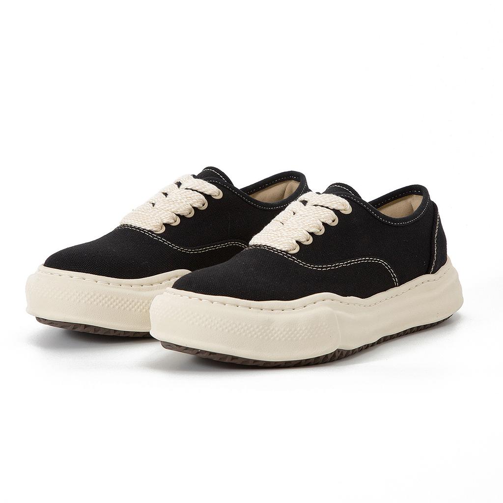 Mmy Mihara Kangyu Irregular Dissolving Sole, Japanese Trend Thick-Soled Internet Celebrity Couple Men And Women Low-Top Canvas Shoes