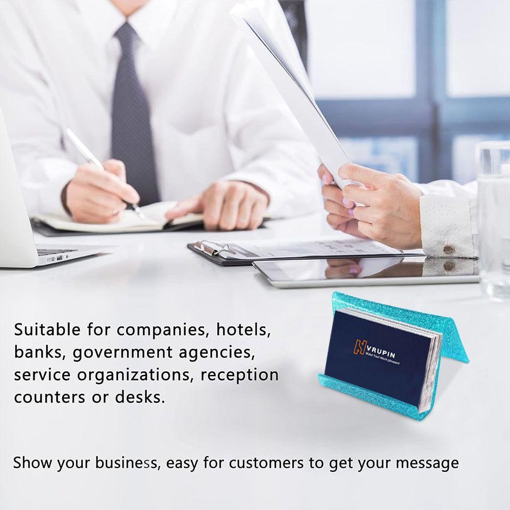 High-End Business Cards Display Holders Card Storage Name Cards Organizer Desk Counter