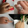 New Kismis 2 Styles Steel Octopus Ring Punk Catch Opener Jewelry Gift for Men Women