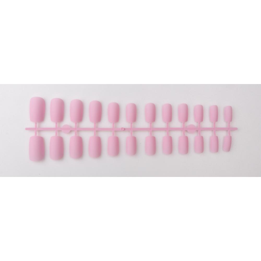 24 teile/satz DIY Schnelle Nägel Lange Quadratische Kopf Matte Falsche Nägel Mehrfarbige Streifen Fertig Tragen Maniküre