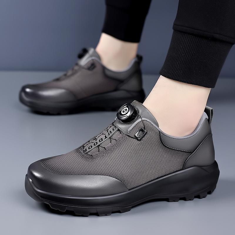 Men Outdoor Hiking Walking Shoes Lightweight Breathable Trail Sneakers Anti Slip Travel Trekking Casual Sports Footwear Daily Wear