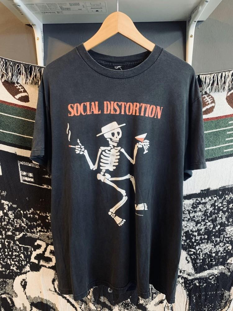 Social Distortion Black Short Sleeve Cotton  Unisex S-5XL VN2041 Unisex T-Shirt S