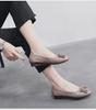 Comfortable Leather Women's Flats: Soft Sole Four Seasons Shoes for Spring & Autumn - Ideal for Middle-Aged & Elderly