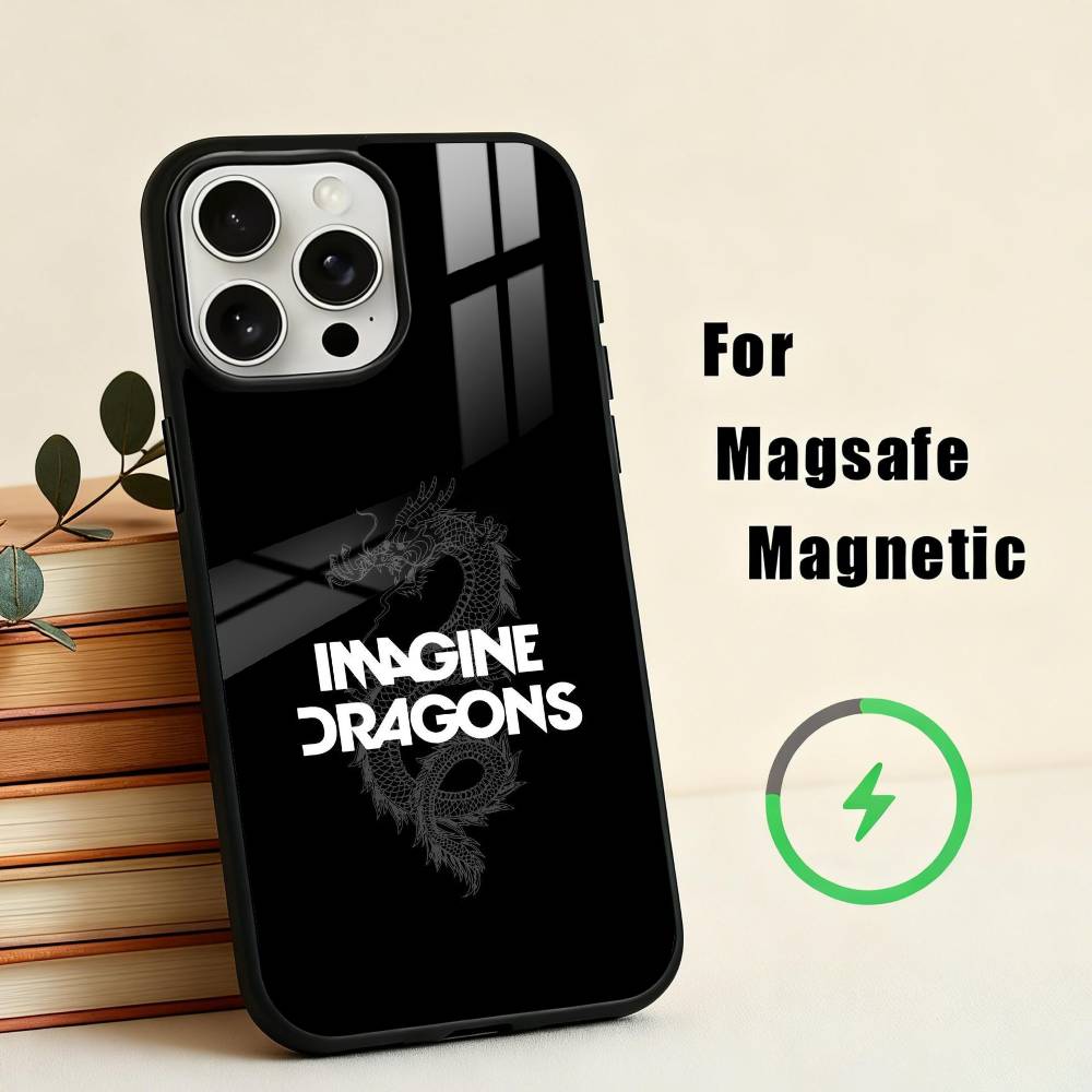 Anthemic BAND Imagine Dragons Phone Case For iPhone17,16,15,14,13,12,11 Plus,Pro Max Magnetic For Magsafe Wireless Charging