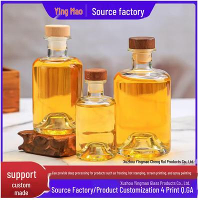 Thickened Concave Bottom Glass Bottle for Wine, Vodka, and Fruit Wine