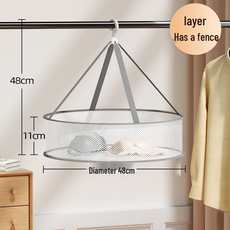 Multifunctional Drying Rack: Sock, Sweater & Underwear Flat Lay Net.
