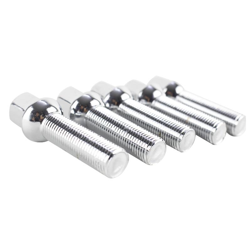 10PCS Car Alloy Wheel Nut Bolts Screw For BMW Benz VW Golf Thread Length 28/35/40/45/50mm M14x1.5 14x1.25 12x1.5 12x1.25
