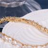 2026 European and American New Simple Zircon French Bracelet Fashion Trend Accessories Women's Creative Bracelet