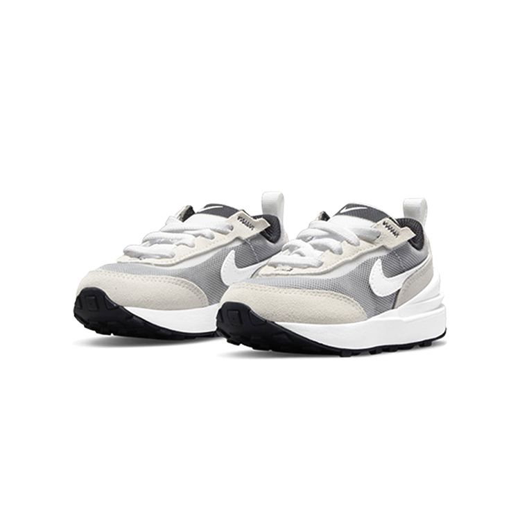 Nike Waffle One TD Summit White Baby Sneakers Black Orange DC0479-100