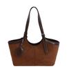 Simple casual tote bag women's 2025 autumn new high-value foreign style one-shoulder armpit light luxury handbag