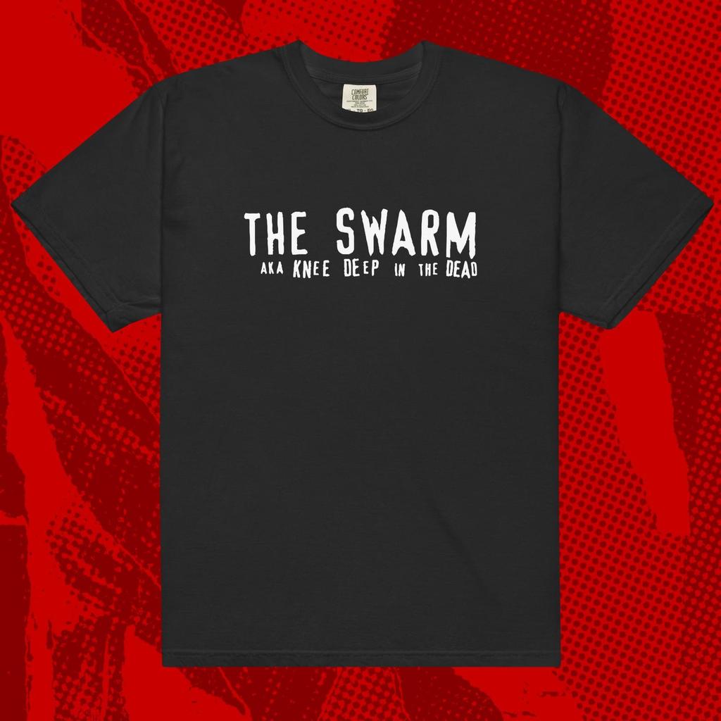 The Swarm aka Knee Deep In The Dead T-Shirt | Cursed Left For Dead Crust Punk HC Metal