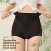Large Size Women Light Luxury Three Dimensional Embroidery High Waist Hips Shaping Belly Without A Mark Underwear