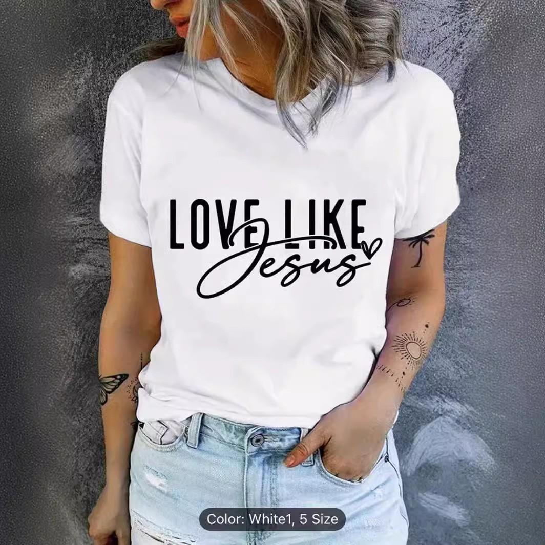 

Летний топ с круглым вырезом и принтом, модные повседневные милые женские футболки из чистого хлопка с короткими рукавами S