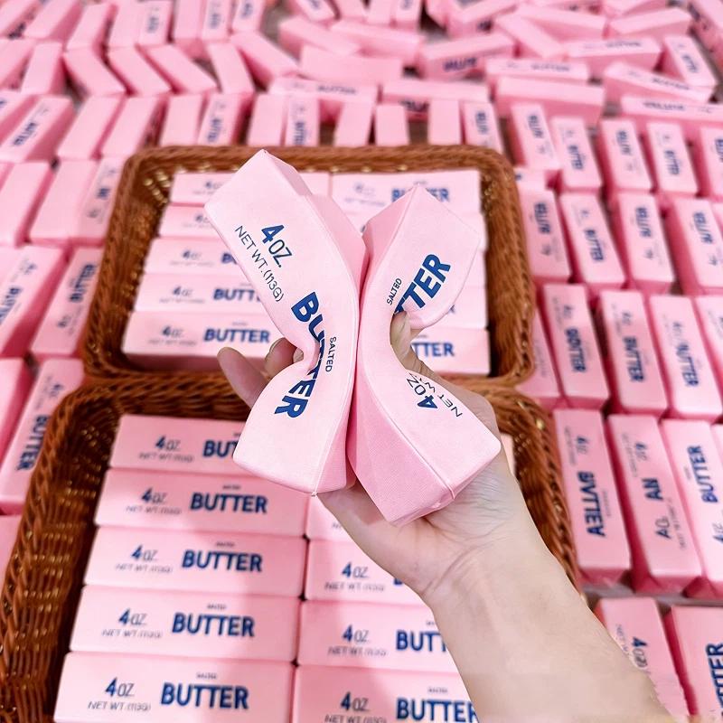 6A-Simulated Butter Stick Squishy Toy Slow Rising Soft Fidget Pinch Toy Stress Relief Kids Adults Gift-5V
