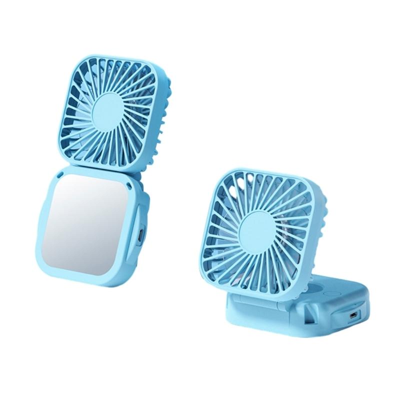 Small Handhelds Fan Necks Fan Electric Fan Summer Cooling Fan Lightweight Desk Fan Neck Straps Fan Plastic Material