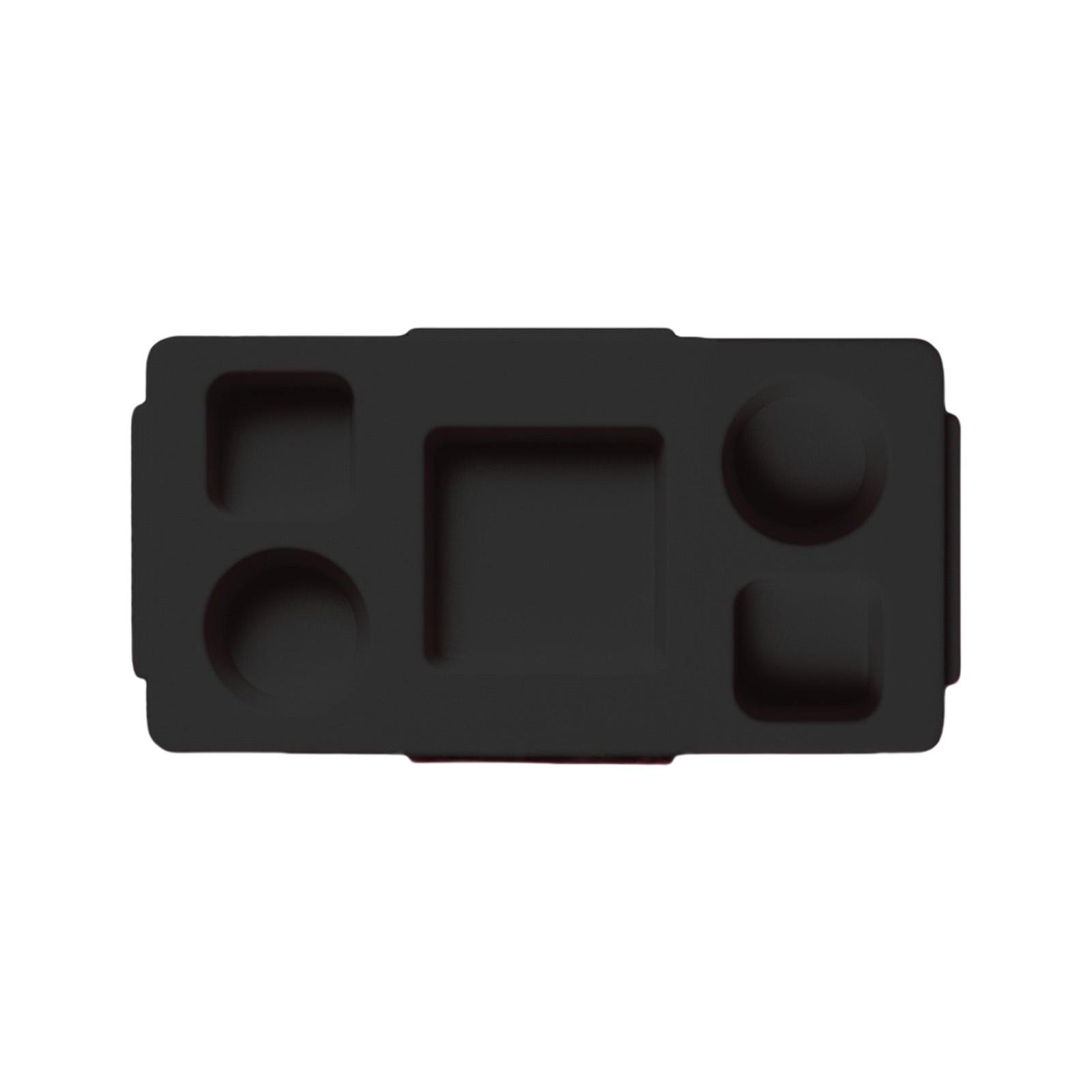 

Пляжная сумка Топпер Поднос Органайзеры для стаканов телефонов закусок Держатель Открытый Пляж Кемпинг Пикник Необходимый Водонепроницаемый Нескользящий чёрный