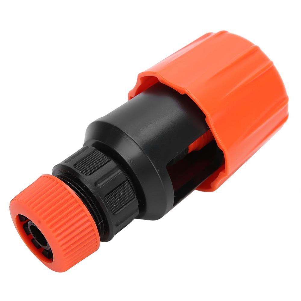 2PCS ABS and TPR Water Tap Connector Universal Pipe Connector Indoor and Outdoor Water Transfer оранжевый