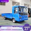 Electric Four-Wheel Flatbed Cargo Truck for Workshop Transfers
