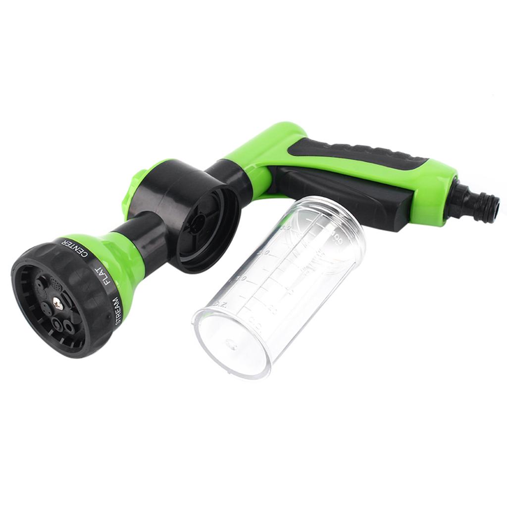  Car Foam Hose Sprayer Dispenser Watering Patterns Clean Tool for Car Garden Household Metal Plastic 8 