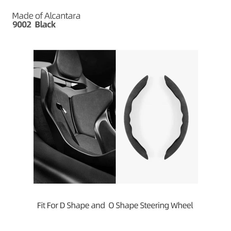 For BMW E60 E70 E71 X5 X6 G20 G22 G07 i4 G29 X3 F30 F31 F35 F34 Made of Alcantara Warp Car Steering Wheel Cover 38cm Accessories
