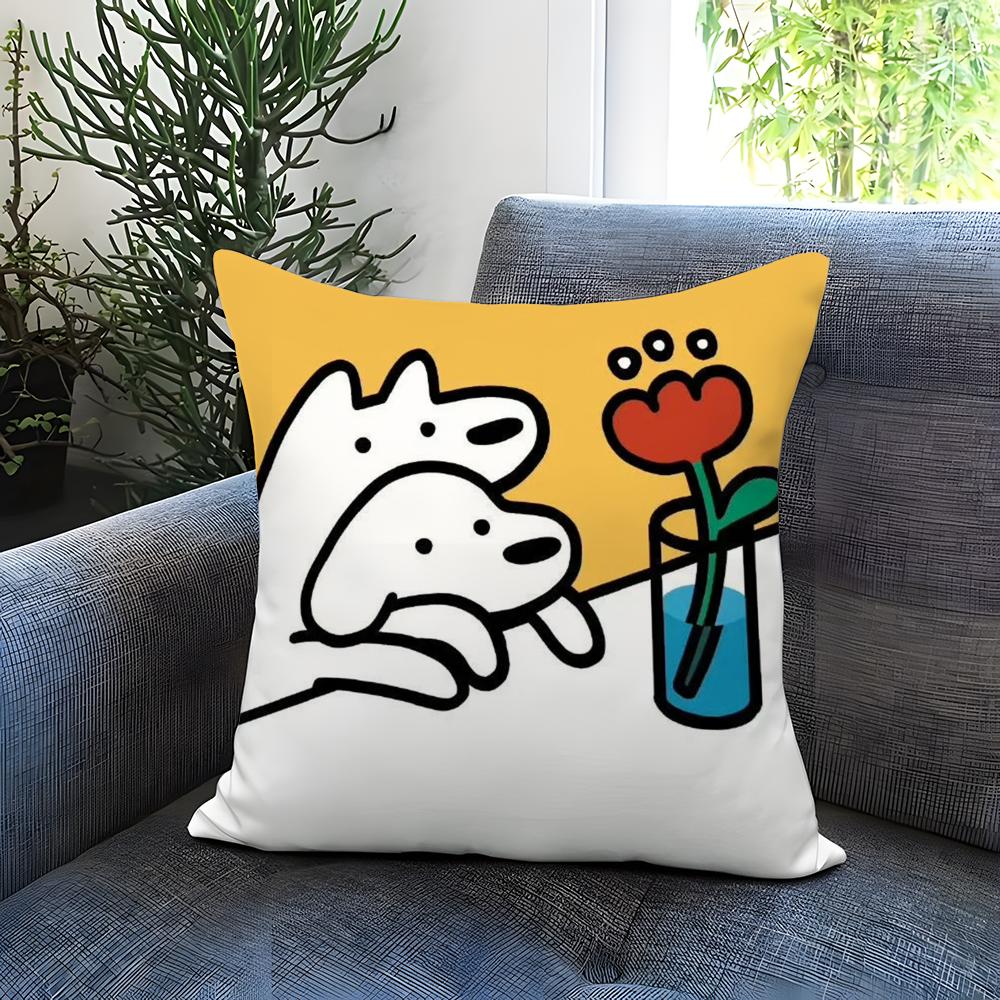 1PC MatsuiS Cushion Cover Comfortable Reversible Pillow Cover Ideal for Car Sofa Bedroom & Beyond