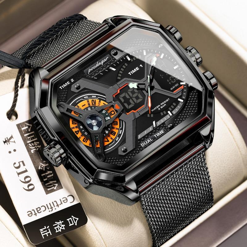 

Multifunctional electronic watch New men s watch Waterproof luminous
