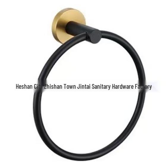 60 Series Model 304 Stainless Steel Wall-Mounted Towel Rack with Mirror Finish & Towel Ring