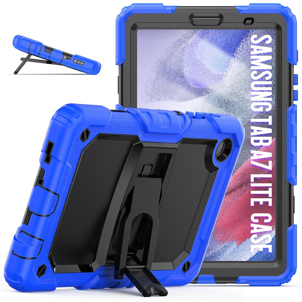 Suitable for Samsung A9 2023 Rugged Tablet Protective Case, Silicone Anti-drop Shell, C-type Stand, Direct from the Factory