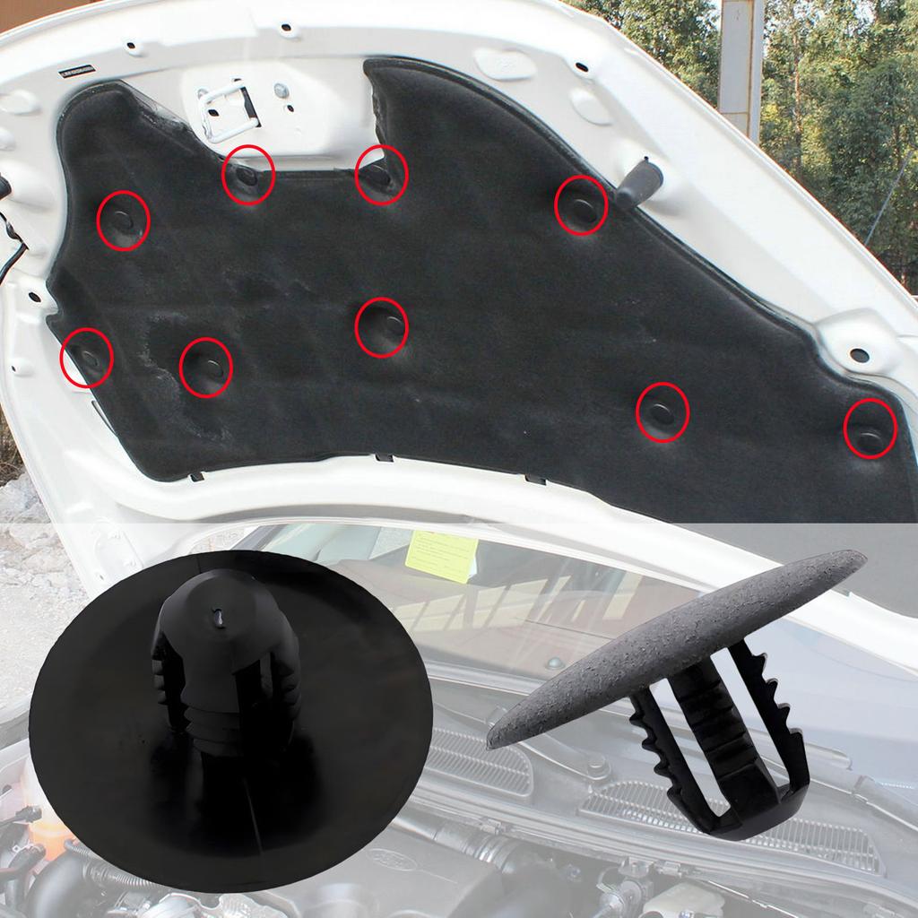 Motor Hitzeschutz Isolator Befestigung Motorhauben Isolierung Halter für Ford Fiesta Focus Transit Connect W700671S300 6448410 6678518