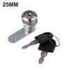 Sliver Cabinet Lock Zinc Alloy 16mm/20mm/25mm/30mm Cam Lock