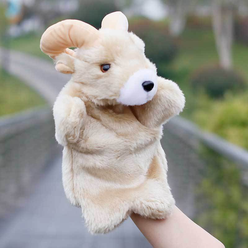 Kaninchen Handpuppe Cartoon Osterhase Finger Handschuh Stofftier Muppet Kinder Frühe Pädagogische Jungen Mädchen Theater Spielzeug Puppen