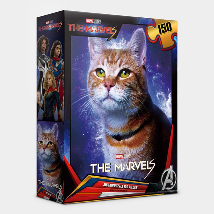 Marvel - The Marvels Goose Jigsaw Puzzle Movie Animal Cat 150 Pieces, Popular Korean Puzzle