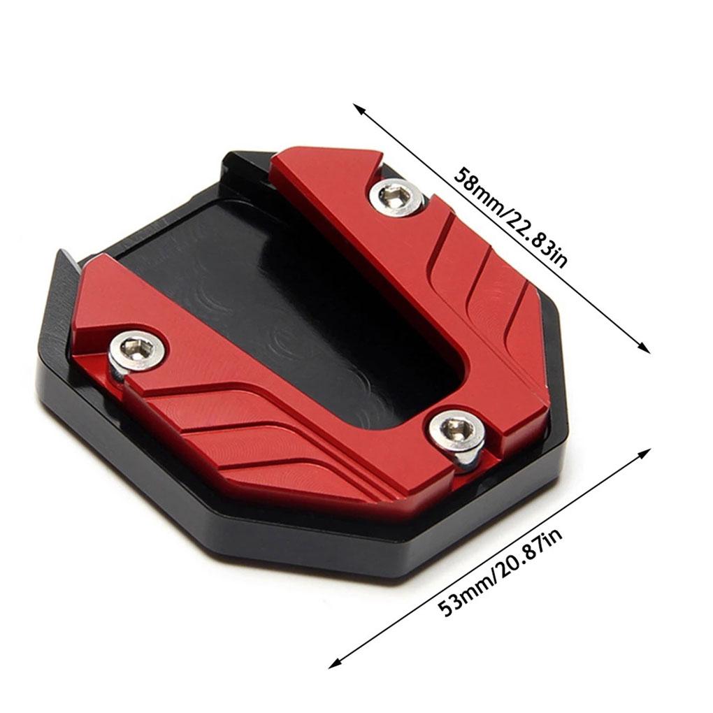 Universal Scooter Anti Skid Motorcycle CNC Kickstand Extension Plate Foot Side Stand Anti-Skid Base Support Enlarger Pad