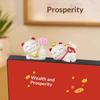 Cute Lucky Cat Sculpture, Wealthy Office Table Ornament, Suitable for Gaming Space & Car, Chinese New Year Gift, 1/2/4Pcs