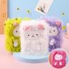 Plush Diary Note Pad Cute Cartoon Furry Notebook 112 Pages Journal Notebook Daily Planner Hand Account Kawaii Notebook Student