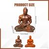 Buddha Figure Mini Statue Handmade Chinese Decorative Ornament Creative Sculpture Made