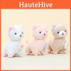 Charming Short Plush Alpaca Keychain Creative Bag Accessory Stuffed Toy
