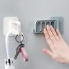 Strong Adhesive Seamless Stickers 4 Hole Clothes Hook Storage Swivel Hook Multifunctional Hanger