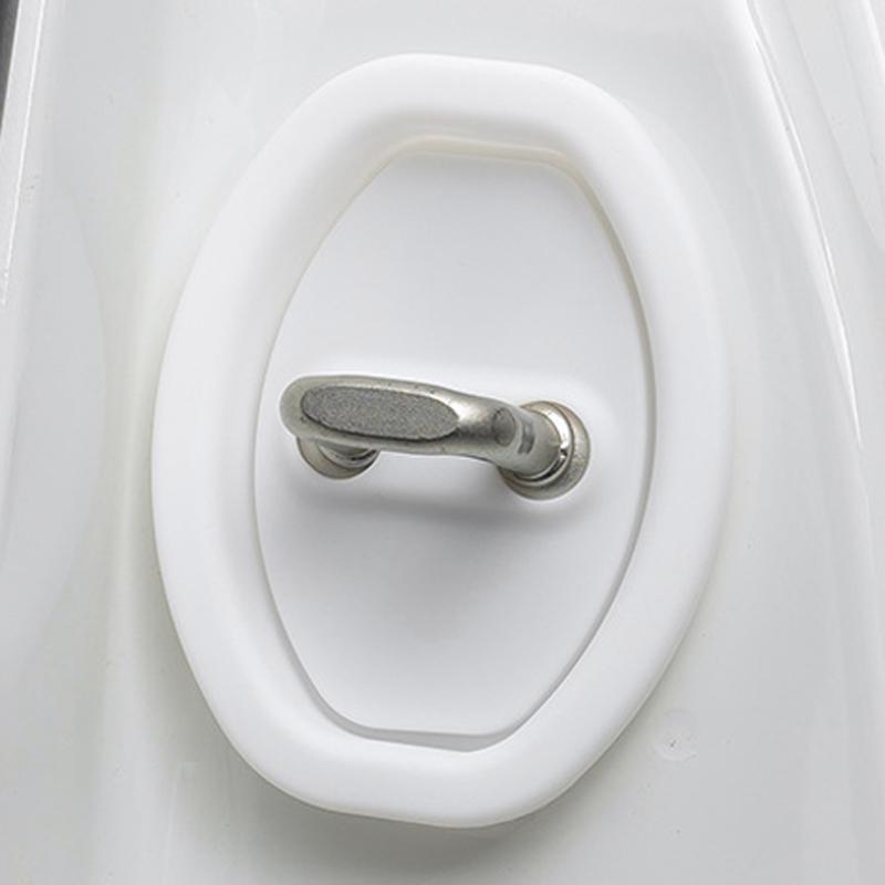 Car Door Lock Protection Pad Silicone Sound-reducing Shock-absorbing Door Lock Protection Cover Universal Door Lock Rubber Sleeve for Car Models