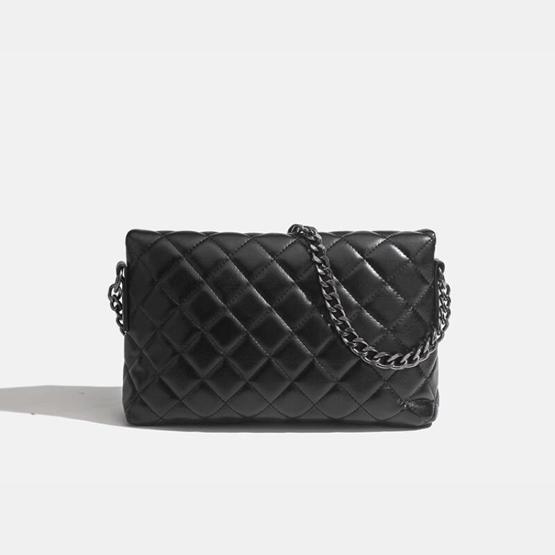 New PU Leather Crossbody Bags Women's Rhomboid Lattice Shoulder Bags Versatile Commuter High-capacity Handheld Tote Bags