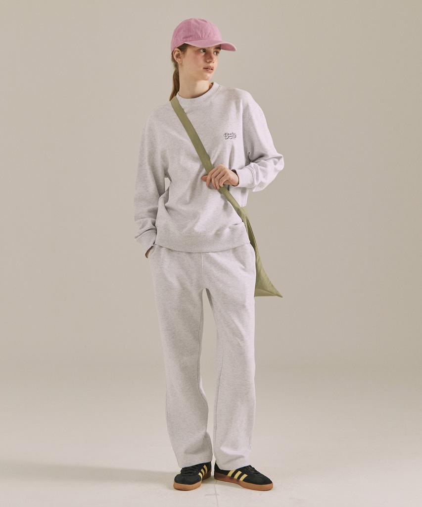 BASIC HOUSE Uni Basic Sweatshirt Light Gray Lyts0101