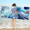 Genshin Impact Neuvillette Microfiber Printed Beach Towel Mountain Climbing Yoga Beach Swimming Running Absorbent Soft Towel