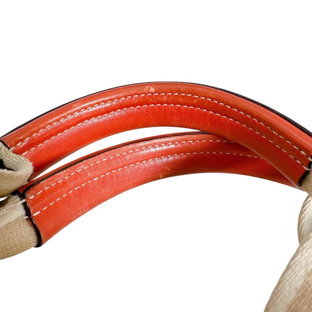 Coach Ashley Dot Handbag Nylon Brown Women B1481-F20027 Used