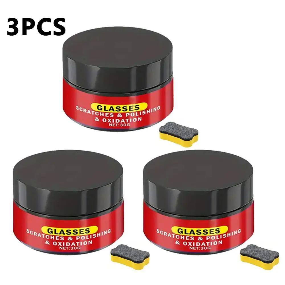 1/2/3Pcs Car Windshield Scratch Repair Wax Universal Lens Polishing Wax Deep Repair For Paint Surface Windshield Repair Too K0M9